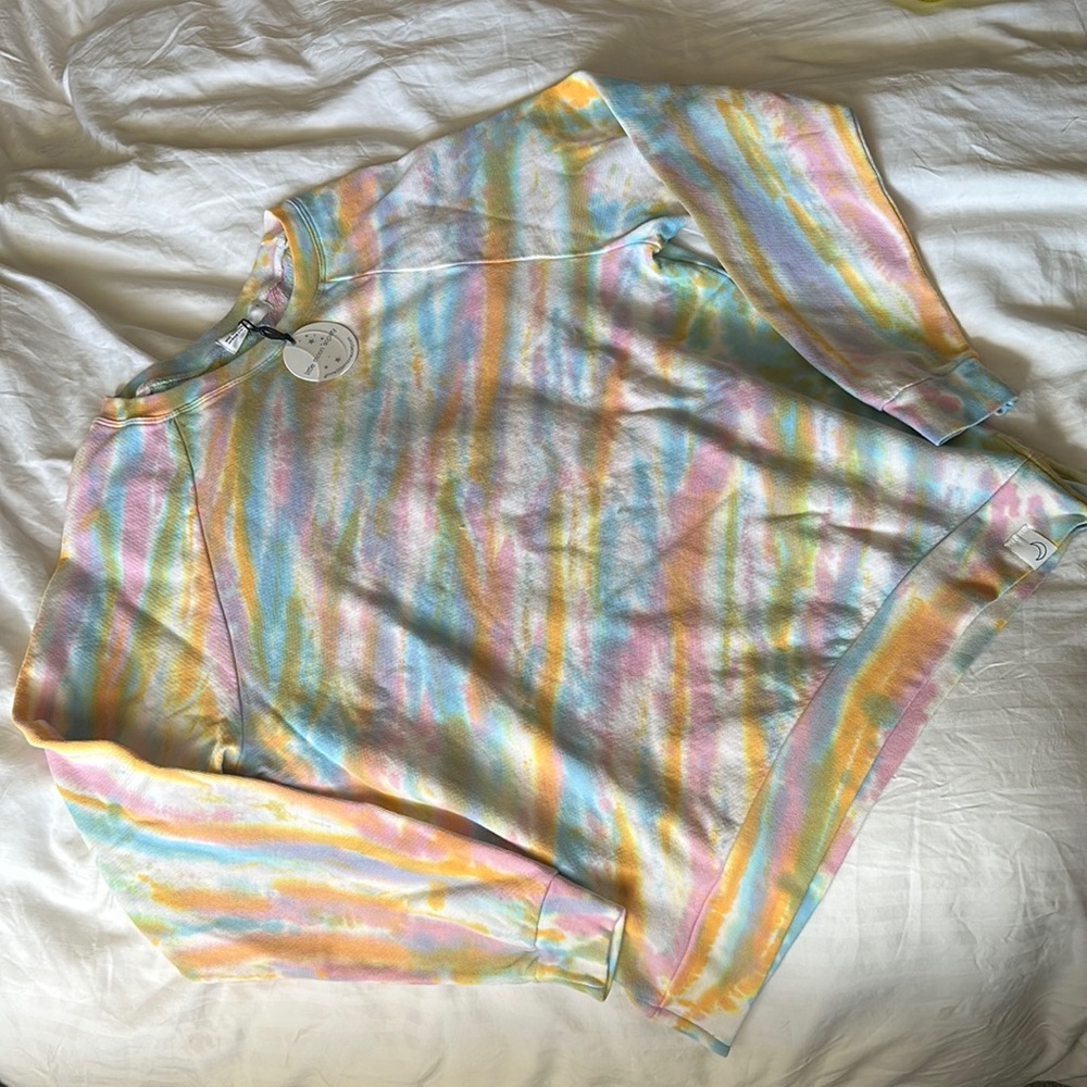 Little Moon Society tie dye sweatshirt organic cotton